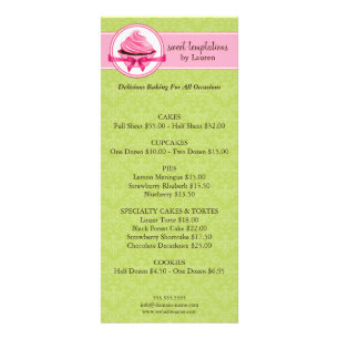 Tarjetas para rack para empresas de panadería