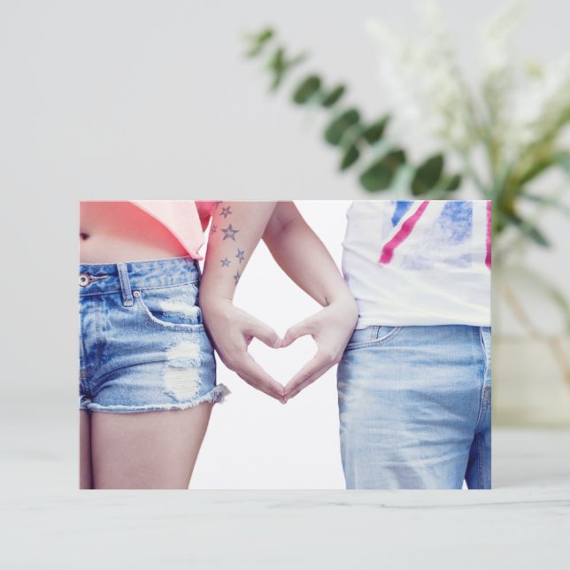 Tarjetas pequeñas planas (Anverso de pie)