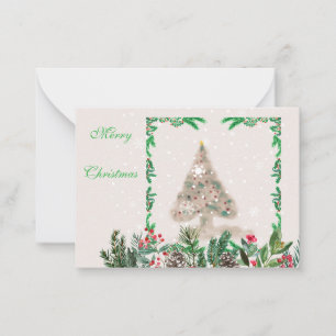 Tarjetas pequeñas planas