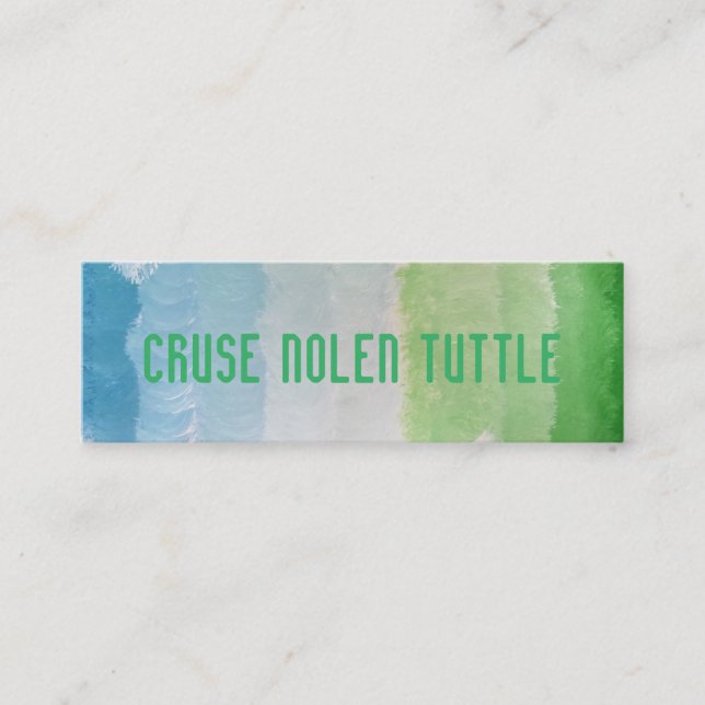 Tarjetas personales (Anverso)