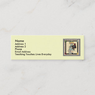 Tarjetas personales del profesor lindo