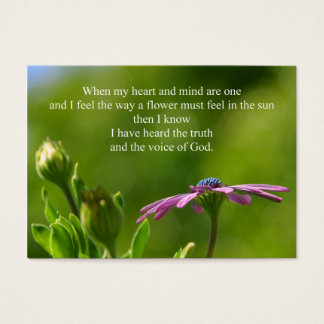 Tarjetas personales inspiradoras