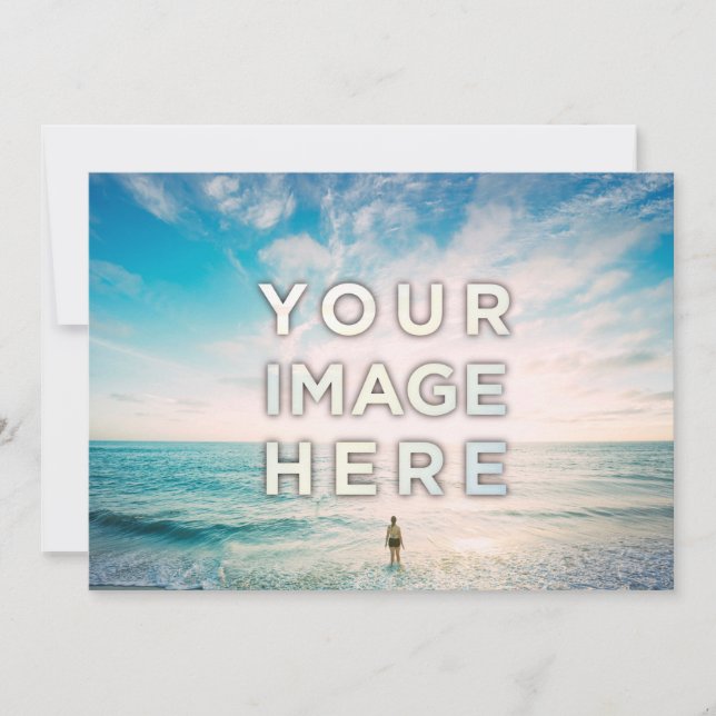 Tarjetas personalizadas con foto o logotipo (Anverso)