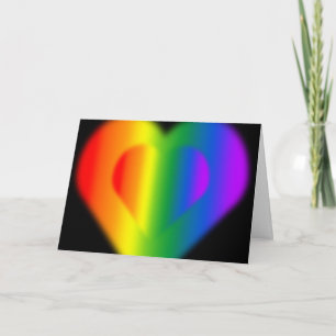 Tarjetas Personalizadas de Amor con Arcoíris Tarje