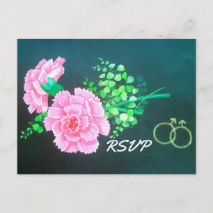 Tarjetas personalizadas de confirmación de asisten