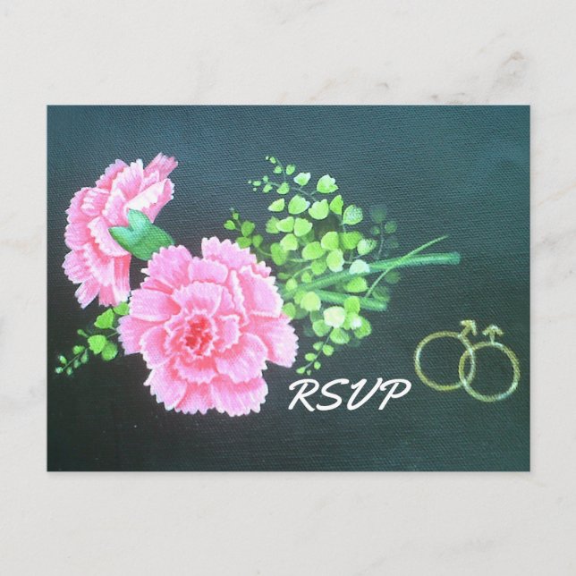Tarjetas personalizadas de confirmación de asisten (Anverso)