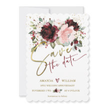 Tarjetas personalizadas de fecha de guardado para 