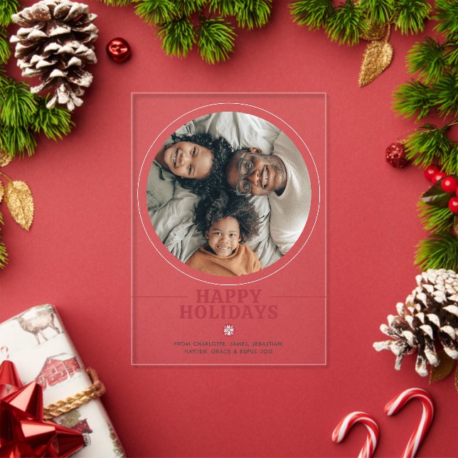 Tarjetas personalizadas de Felices Fiestas Escandi (Insitu (Vacaciones))