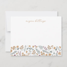 Tarjetas Personalizadas de Flor Silvestre - Tarjet