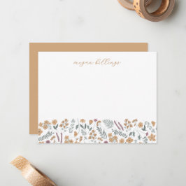 Tarjetas Personalizadas de Flor Silvestre - Tarjet