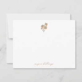 Tarjetas Personalizadas de Flor Silvestre - Tarjet