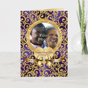 Tarjetas personalizadas de foto para el aniversari