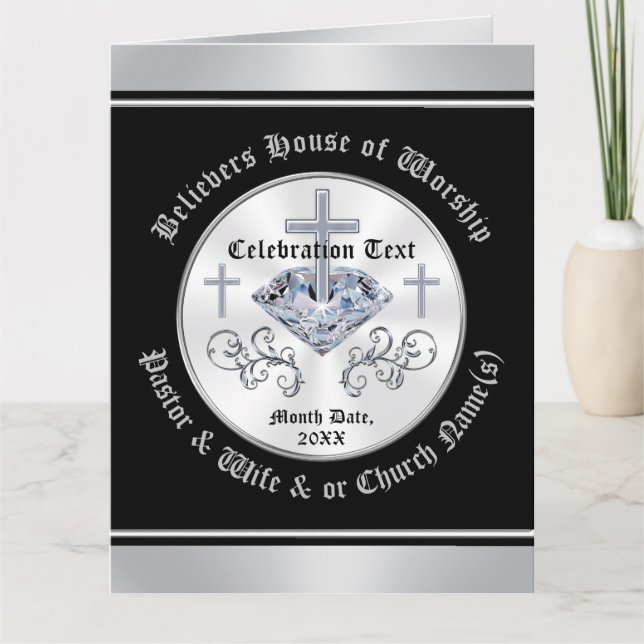 Tarjetas personalizadas de la iglesia para CUALQUI (Anverso)