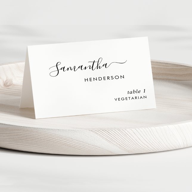 Tarjetas Personalizadas de Lugar de Boda con Letra (Subido por el creador)
