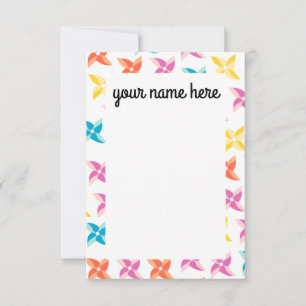 Tarjetas Personalizadas de Molinete