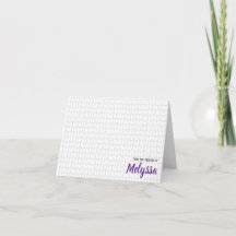 Tarjetas personalizadas de notas para estiramiento