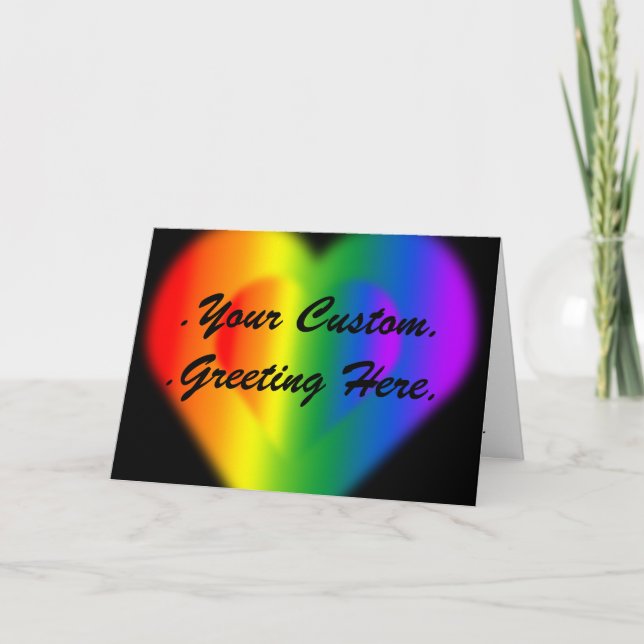 Tarjetas Personalizadas de Orgullo Gay Invitacione (Anverso)