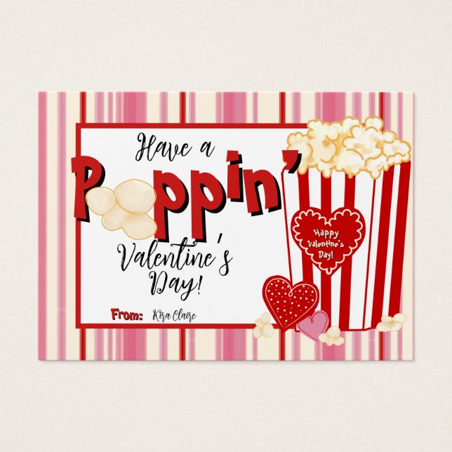 Tarjetas personalizadas de San Valentín (Frente)