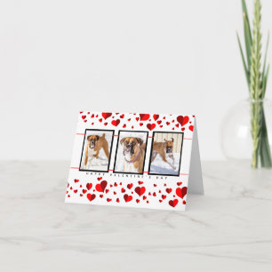 Tarjetas personalizadas del mascota - corazón de