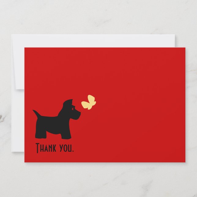 Tarjetas personalizadas escocés (Anverso)