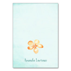 Tarjetas personalizadas Island Plumeria