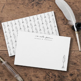 Tarjetas Personalizadas Papelería Pluma y Tinta