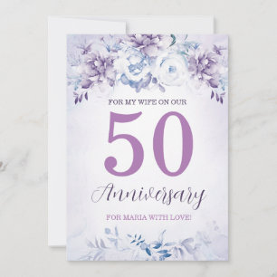 Tarjetas Personalizadas para el 50º Aniversario pa