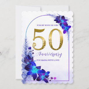 Tarjetas Personalizadas para el 50º Aniversario pa