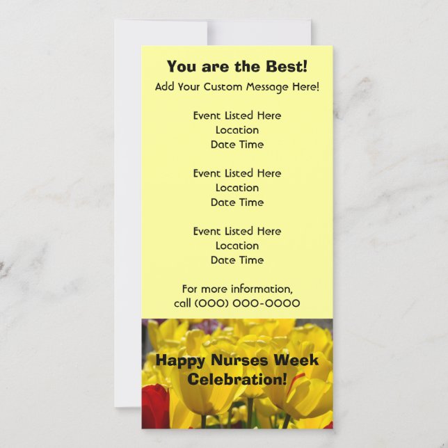 Tarjetas personalizadas para la celebración de la  (Anverso)