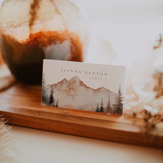 Tarjetas personalizadas para los Bodas de montaña (Subido por el creador)
