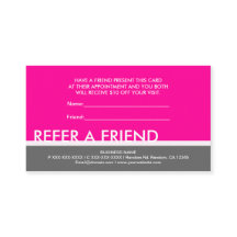 Tarjetas personalizadas sencillas gris rosa para r