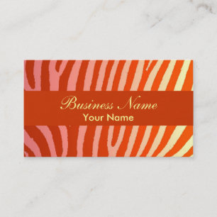 Tarjetas personalizado de cebra amarillo rosa nara