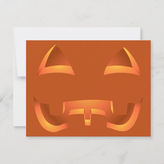 Tarjetas Personalizado de Halloween invitadas a Ja (Anverso)