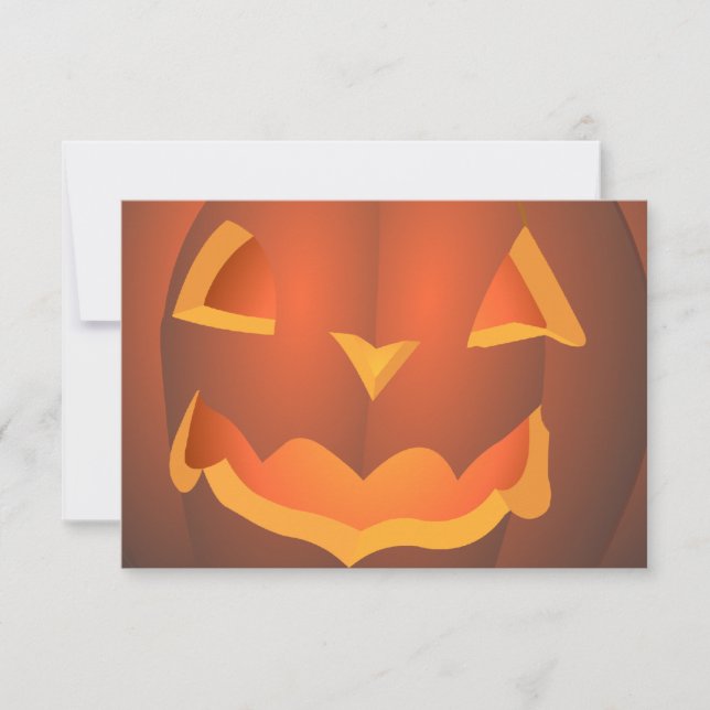 Tarjetas Personalizado de Halloween invitadas a Ja (Anverso)