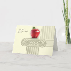 Tarjetas Personalizados de la semana de aprecio de