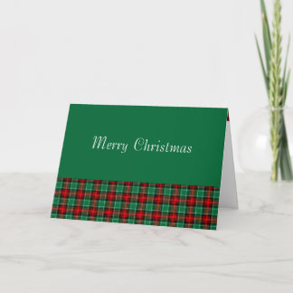 Tarjetas Personalizados rojas de Navidades verdes
