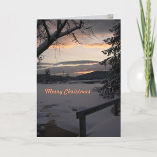 Tarjetas Personalizados Sunrise para navidades