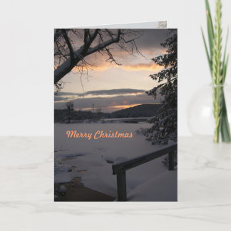Tarjetas Personalizados Sunrise para navidades