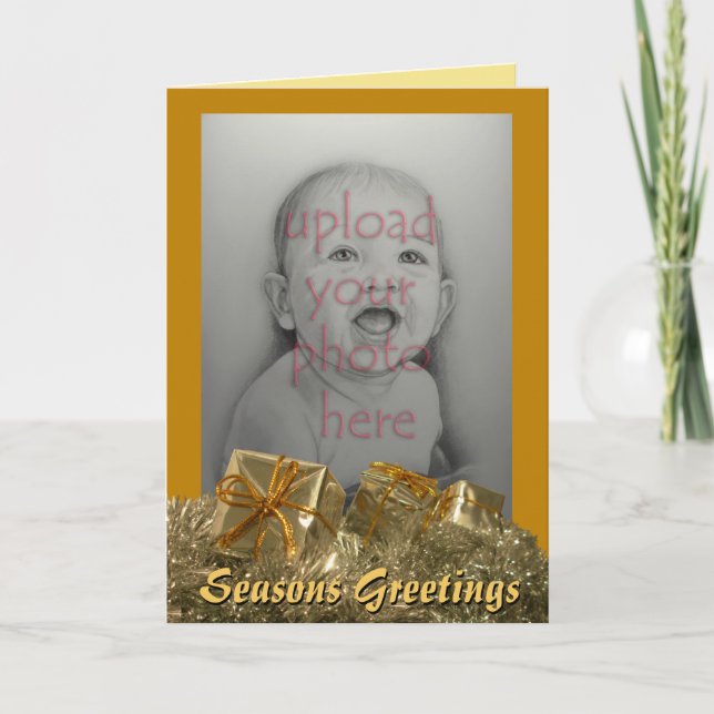 Tarjetas personalizados Temporadas Saludos Tarjeta (Anverso)