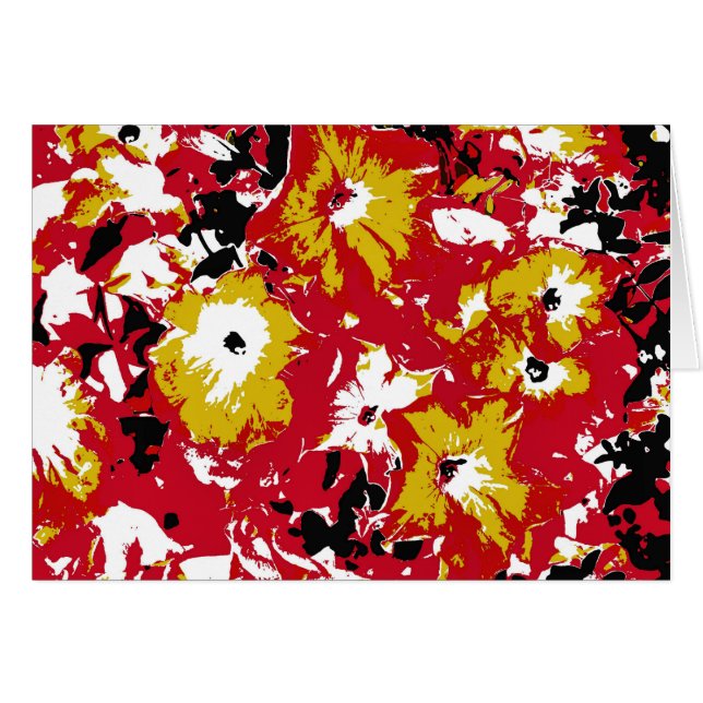 Tarjetas PETUNIAS FLOWERS (Anverso (Horizontal))