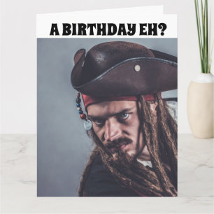 TARJETAS PIRATAS DE CUMPLEAÑOS Y RUM