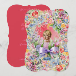 Tarjetas planas 10 Rojas (Jardín Cameo) RFPMDesign