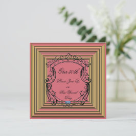 Tarjetas planas 11P.Pink(GoldenFrames)RFPMDesigns