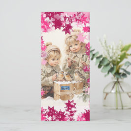 Tarjetas planas 12 (PinkSnowFlakes) RFPMDesigns ©️