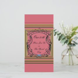 Tarjetas planas 16P.Pink(GoldenFrames)RFPMDesigns