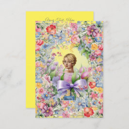 Tarjetas Planas 1 Amarillo(Cameo Garden)RFPMDesign