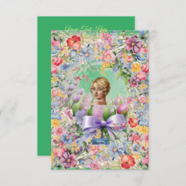 Tarjetas planas 1 Verde claro (CameoGarden) RFPMDe