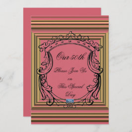 Tarjetas planas 2 P.Pink(GoldenFrames)RFPMDesigns