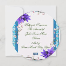 Tarjetas Planas 3 (PurpleBlossoms) RFPMDesigns