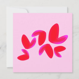Tarjetas planas con corazones
